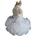 Infant/toddler/baby/children/kids Girl's glitz Pageant evening/prom Dress/clothing  G284White